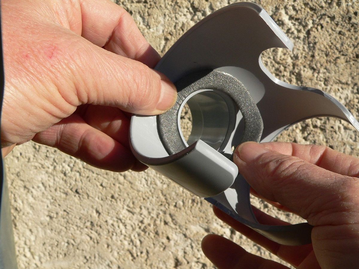 Recuperateur Deau De Pluie Capteau Pour Conduits Circulaire Gris