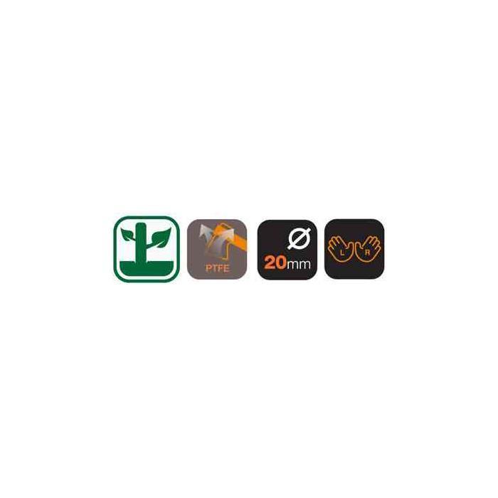 Secateur A Lame Franche Fiskars 1001534 Elegance P44 - Ø20mm