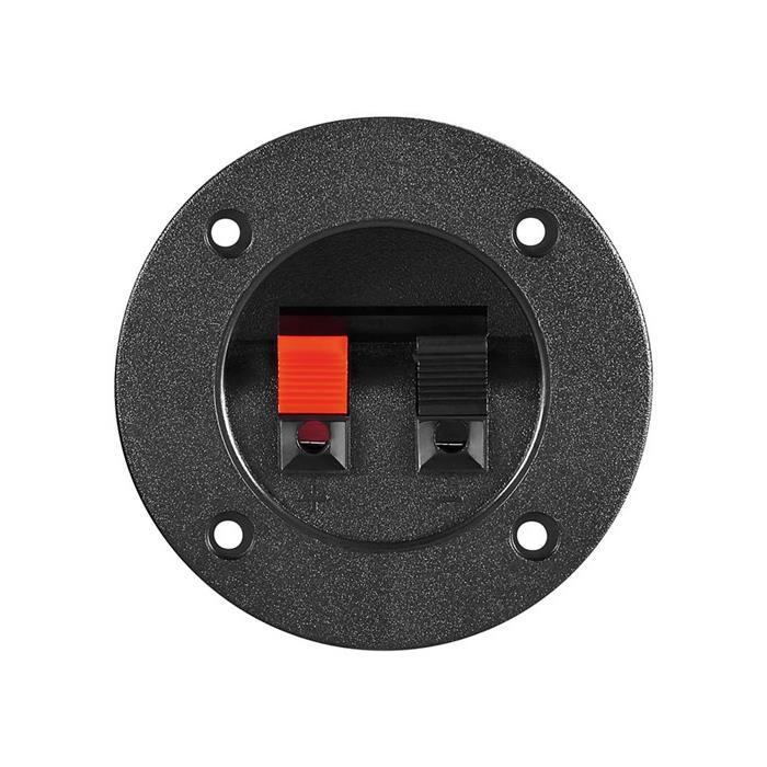 [Ref:11253-3] Lot de 3 Borniers audio rond d'enceinte a pinces 2 poussoirs