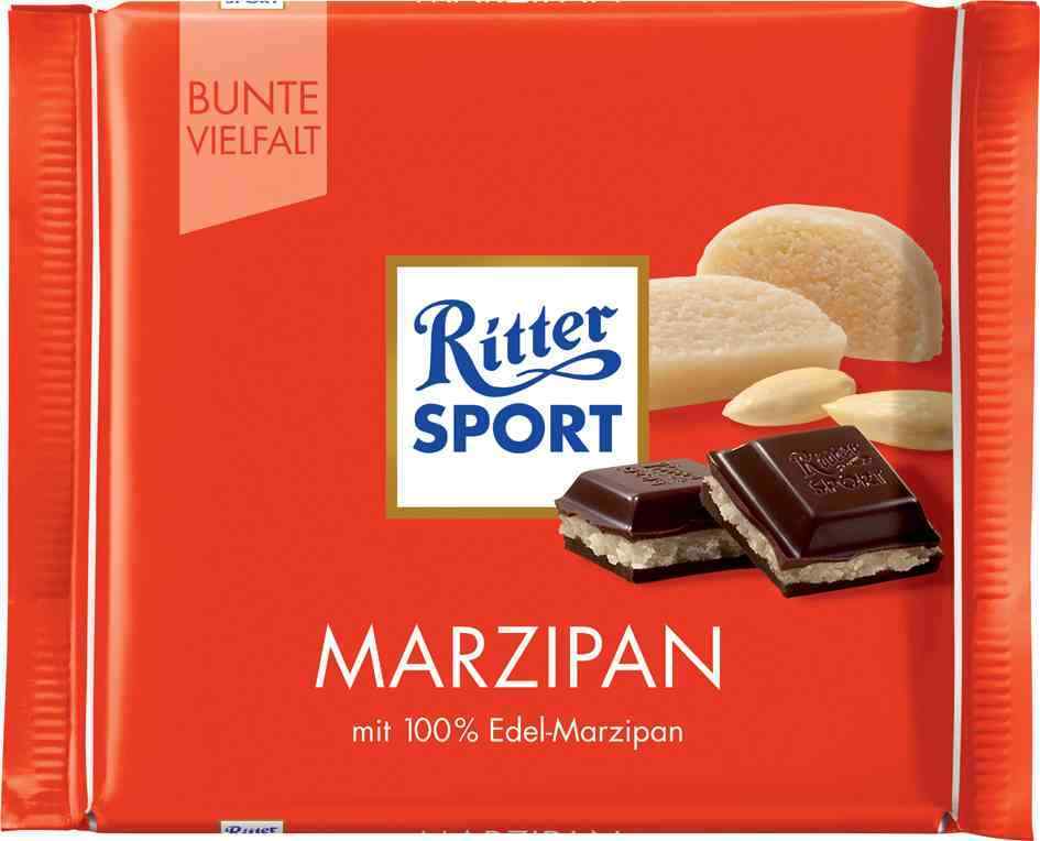 [Ref:250-2] RITTER Lot de 2 SPORTs Tablette Chocolat 100 g MARZIPAN