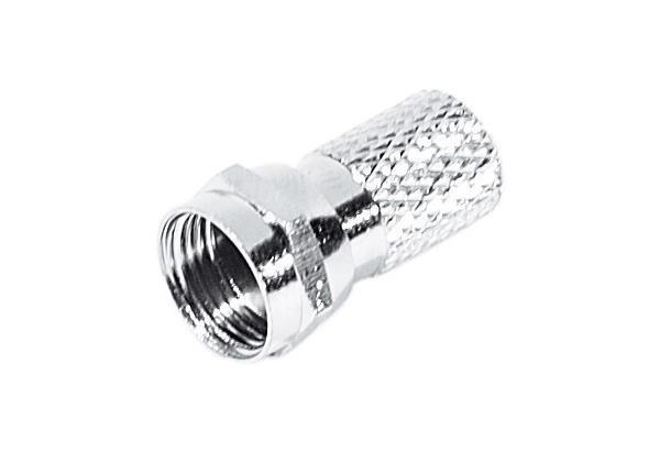 Dexlan Prise F pour cable coaxial antenne TV et Satellite a visser