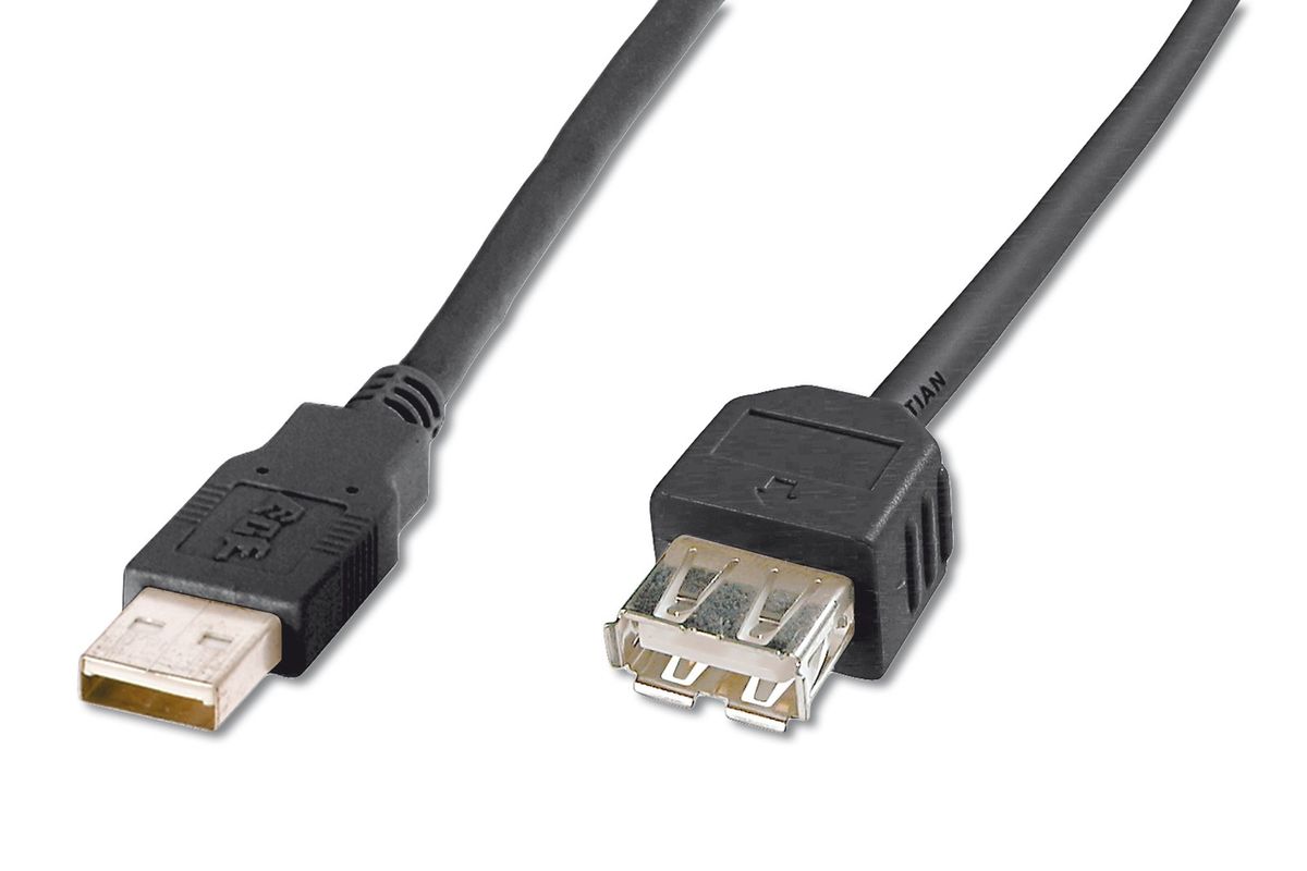 Usb 20 Extension Cable Type A Mf 18m Noir