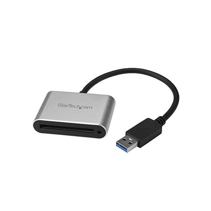 StarTech.com Lecteur carte CFast 2.0 - USB 3.0 - Lecteur enregistreur de cartes memoire - Adaptateur USB CFast - Alimente par USB - UASP - Lecteur de carte (CF II) - USB 3.0