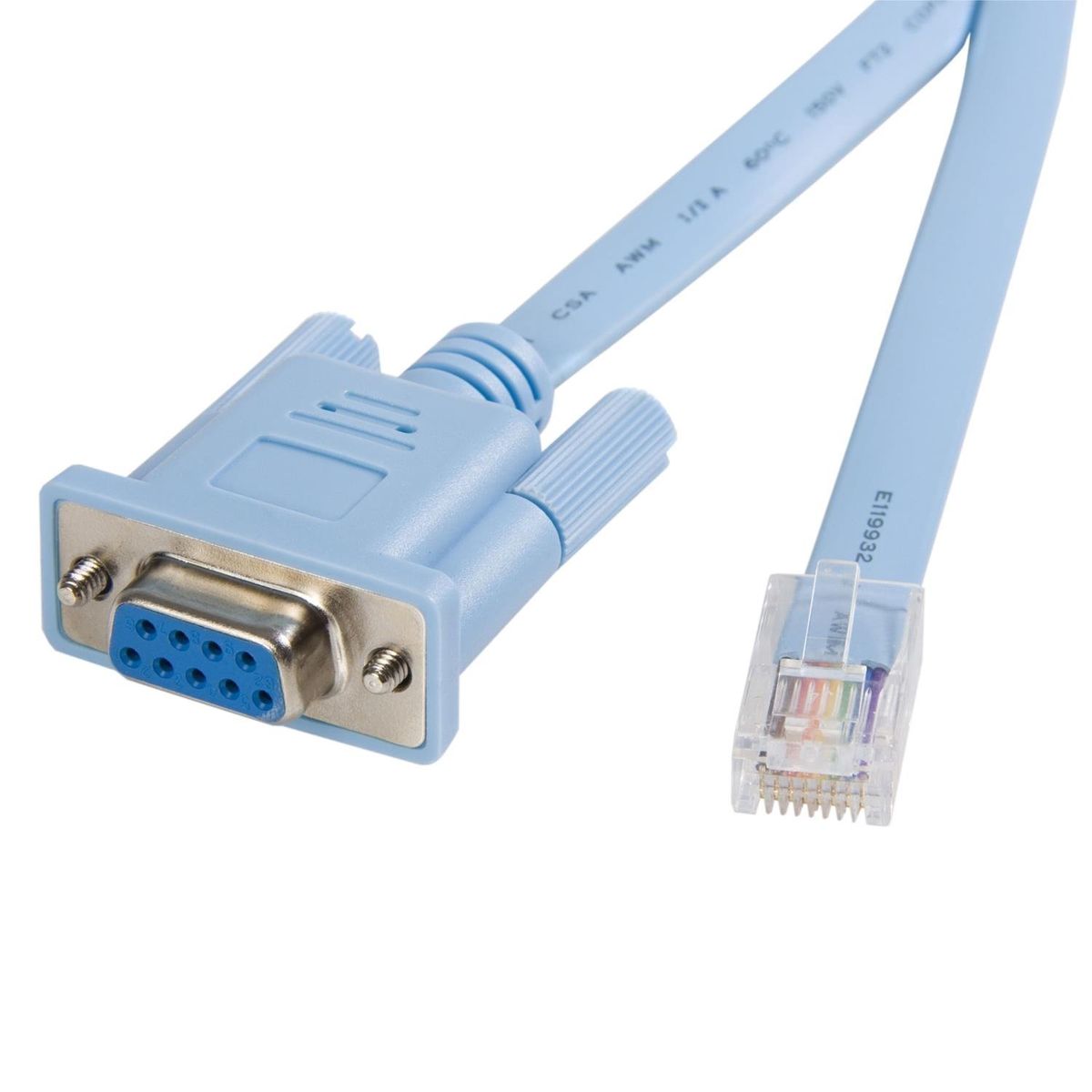 [Ref:DB9CONCABL6] : Cable console RJ45 vers DB9  pour routeur Cisco - M/F  1.8 
