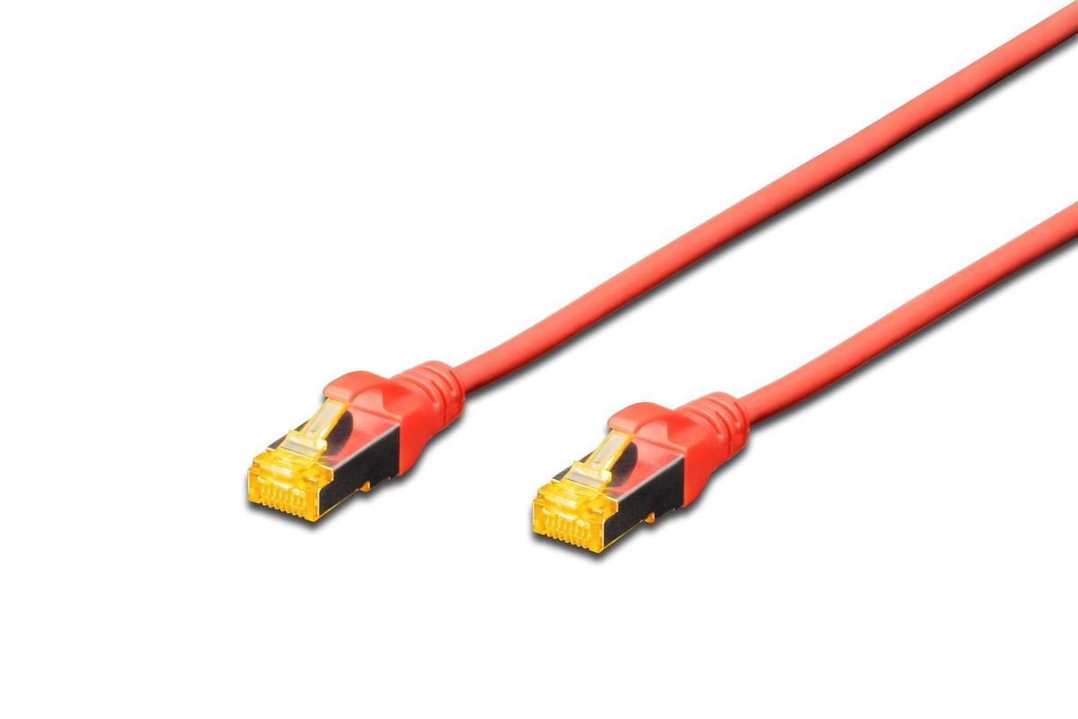 Cable Patch Rj45 Lsoh Awg 277 Cat 6 Sftp Blinde Bt Rouge 05 M Rouge