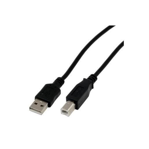 Cable Usb 2.0 - Mcl - Type A/b Male - 5 M - Noir - Connexion Peripheriques