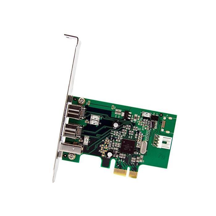 StarTech.com Carte Adaptateur PCI Express vers 3 Ports FireWire - 1x SP4 (M) - 1xFireWire 400 (F) 1394a 2xFireWire 800 (F) 1394b