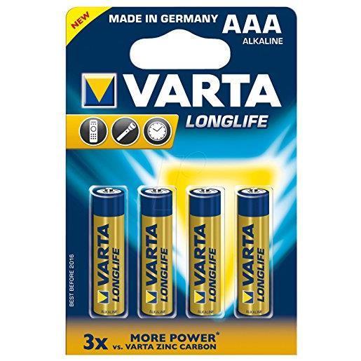 VARTA Pile Longlife Extra LR3 X4 (4103)