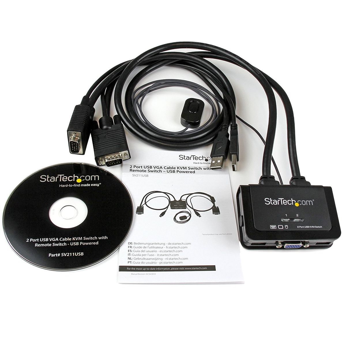 Startech 2 Port Usb Vga Cable Kvm Switch