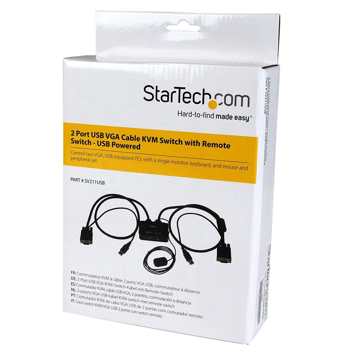 Startech 2 Port Usb Vga Cable Kvm Switch