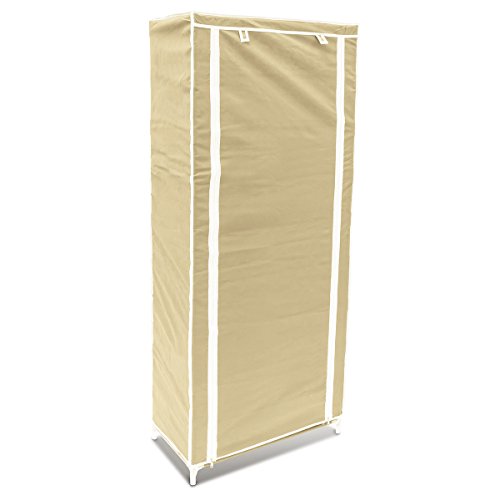 Relaxdays - Armoire Pliable a Chaussure avec 9 [10018856_127] [Beige] NEUF