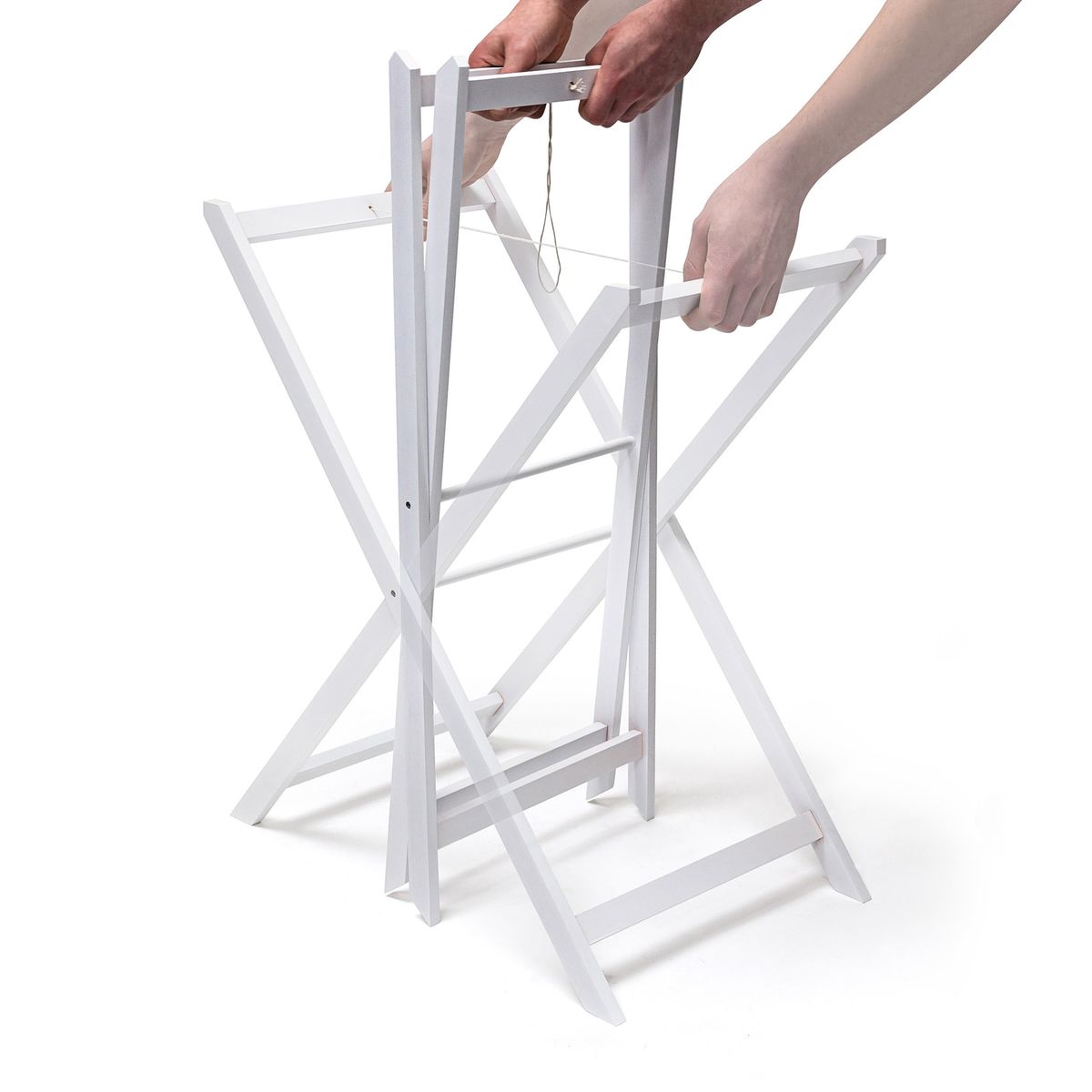 Relaxdays Table D'appoint Pliable Bambou Plateau Amovible Hxlxp: 72 X 60 X 40 Cm