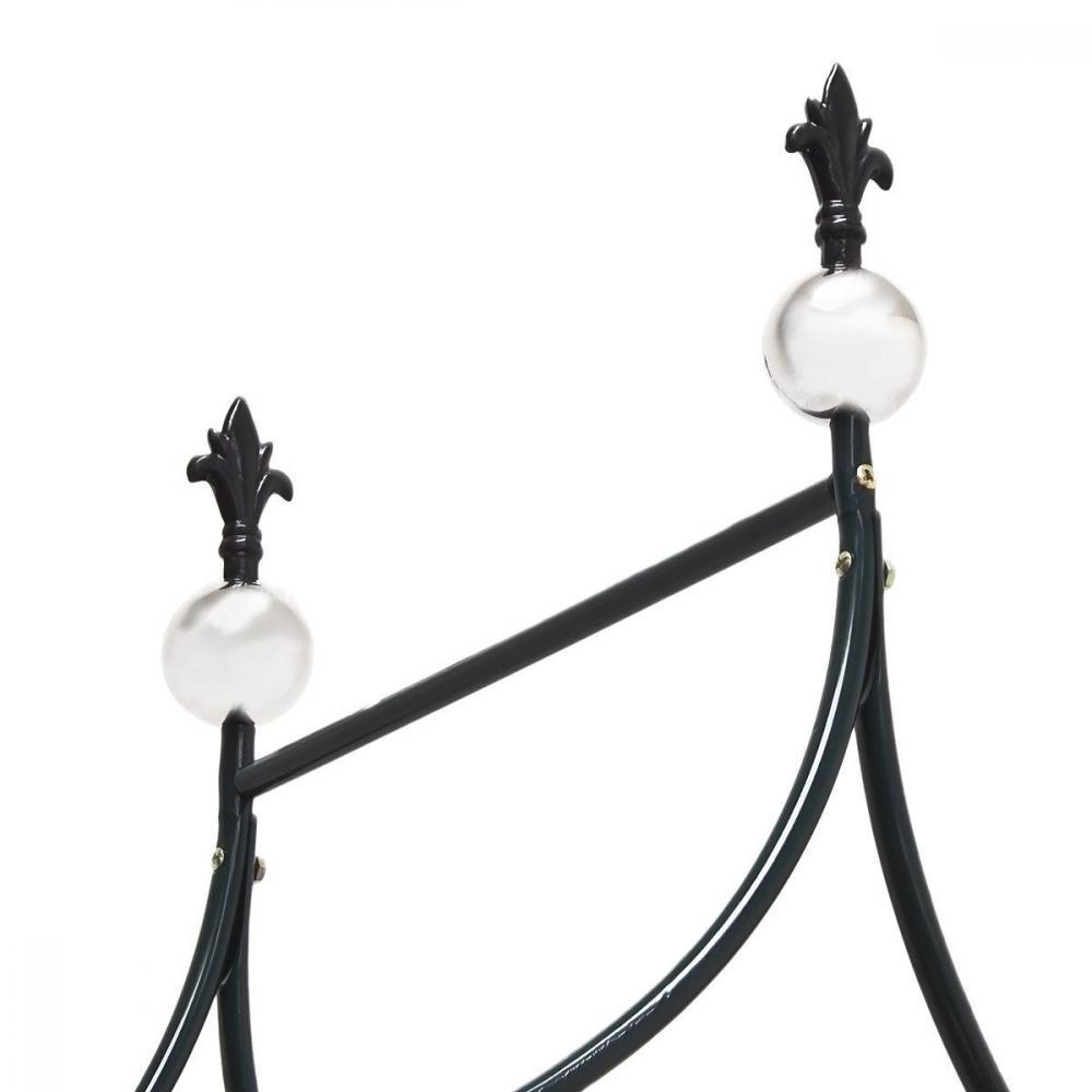 Relaxdays Arche A Rosiers Courbee Avec Pointe Metal 24 M Arceau De Jardin Obelisque Tuteur Plantes Grimpantes Vert