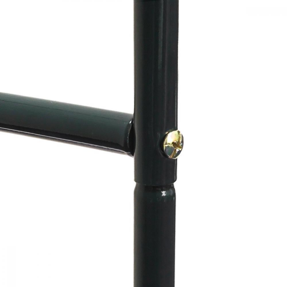 Relaxdays Arche A Rosiers Courbee Avec Pointe Metal 24 M Arceau De Jardin Obelisque Tuteur Plantes Grimpantes Vert