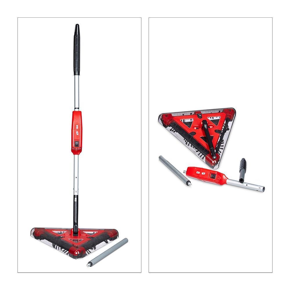 Balai Electrique Sans Fil Triangle 360° Leger Rechargeable Tete Pivotante