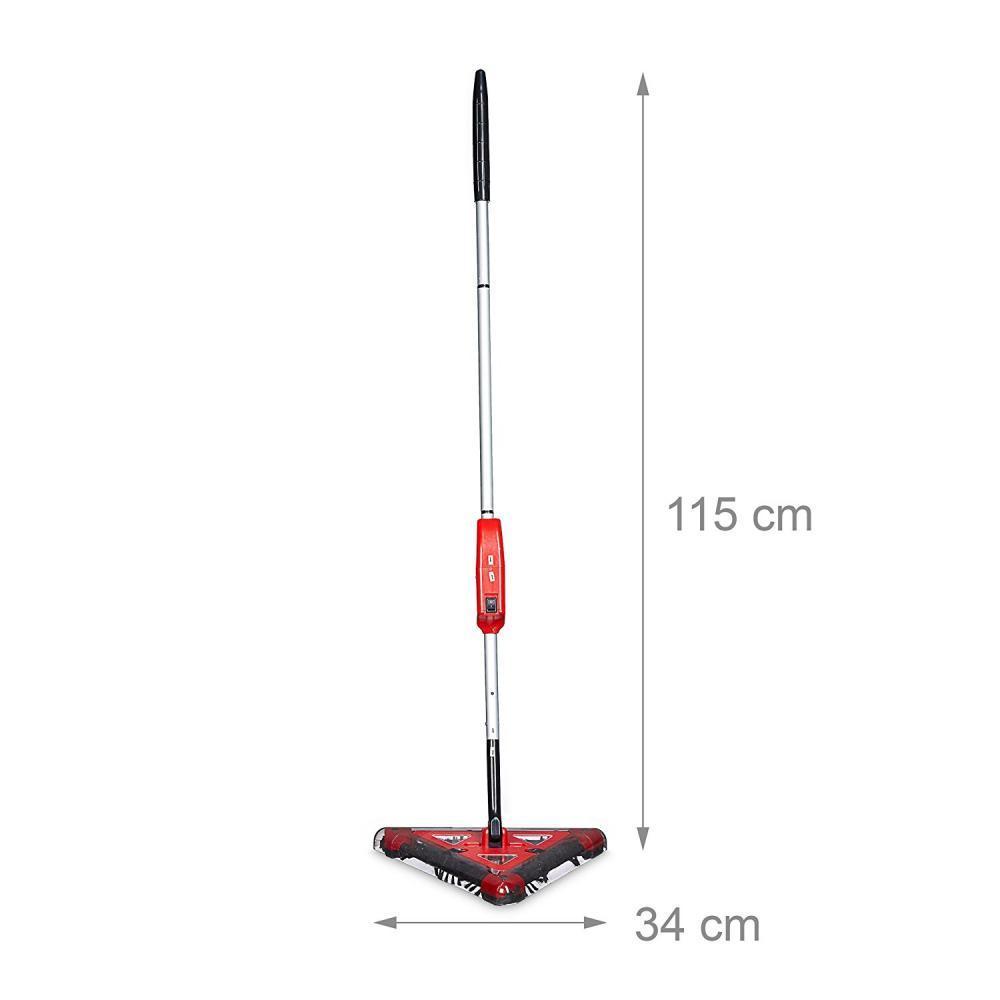 Balai Electrique Sans Fil Triangle 360° Leger Rechargeable Tete Pivotante