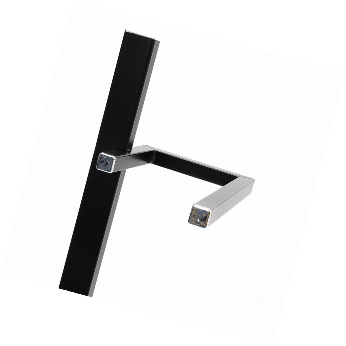 Ensemble Support Brosse Wc Porte-papier - Relaxdays - Inox - Noir - Dimensions 73x215x275 Cm - Design Elegant
