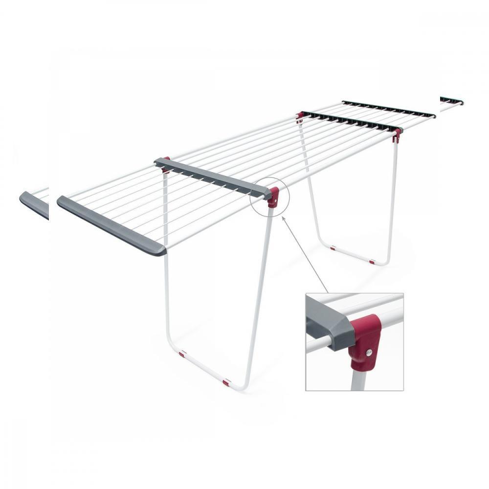 Relaxdays 10018866 Sechoir a Linge sur Pied Retractable pour Usage interieur 