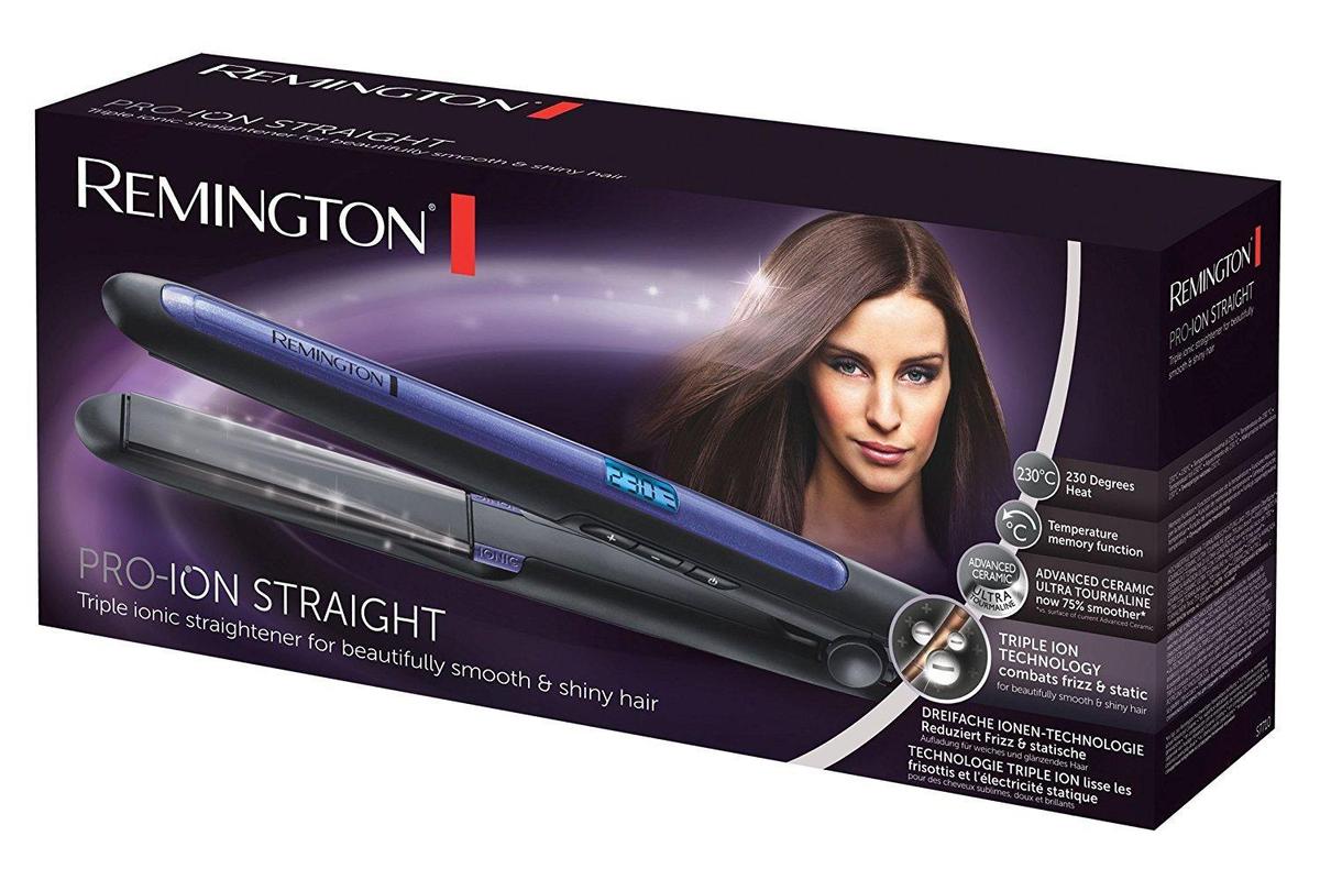 Fer A Lisser Remington S7710 - Lisseur Proionic Triple Action - Anti Frisottis - Anti Electricite Statique