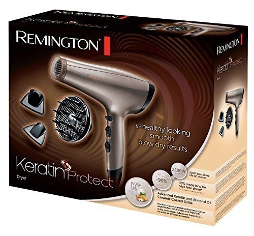 Seche Cheveux Remington Ac8002 Keratin Protect 2200 W 2 Vitesses Gris