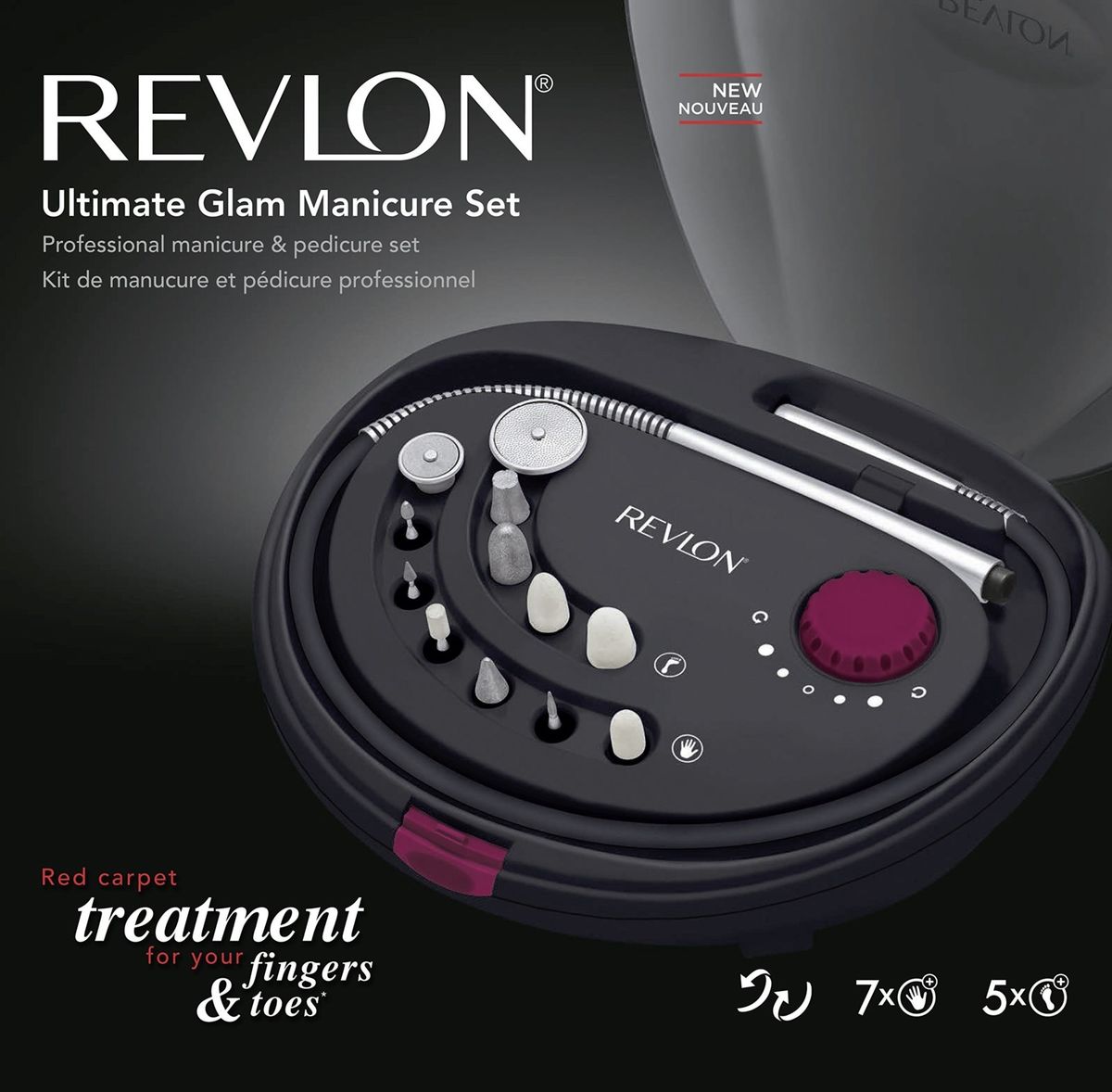 Revlon Set De Manucure Et Pedicure Ultimate Glam Rvsp3526 - Revlon