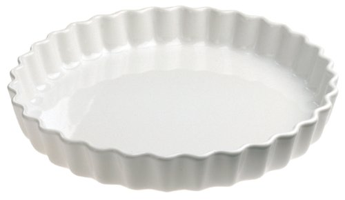 Tourtiere ceramique ronde 30 cm Grands classiques blanc Revol