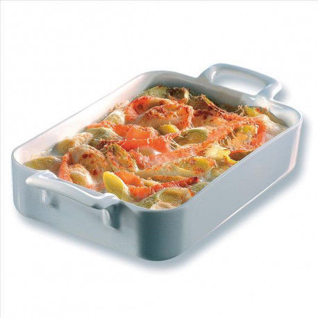 Revol Plat Rectangulaire En Porcelaine Belle Cuisine - 34 X 25 X 65 Cm