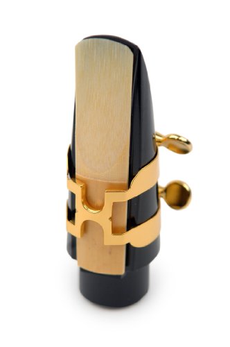 H-ligature rico d'addario plaque or saxophone alto 4 points de contact