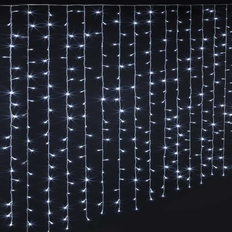 Rideau anime 140X90CM 150 LED blanc froid