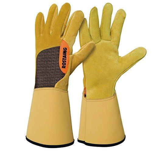 Gants epine et ronce ROSTAING beige, taille 9 / L