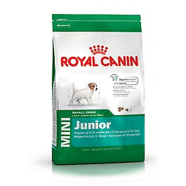 Croquettes - Royal Canin - Mini Junior - Petit - 8kg - Chiot - Saveur Riz Volaille