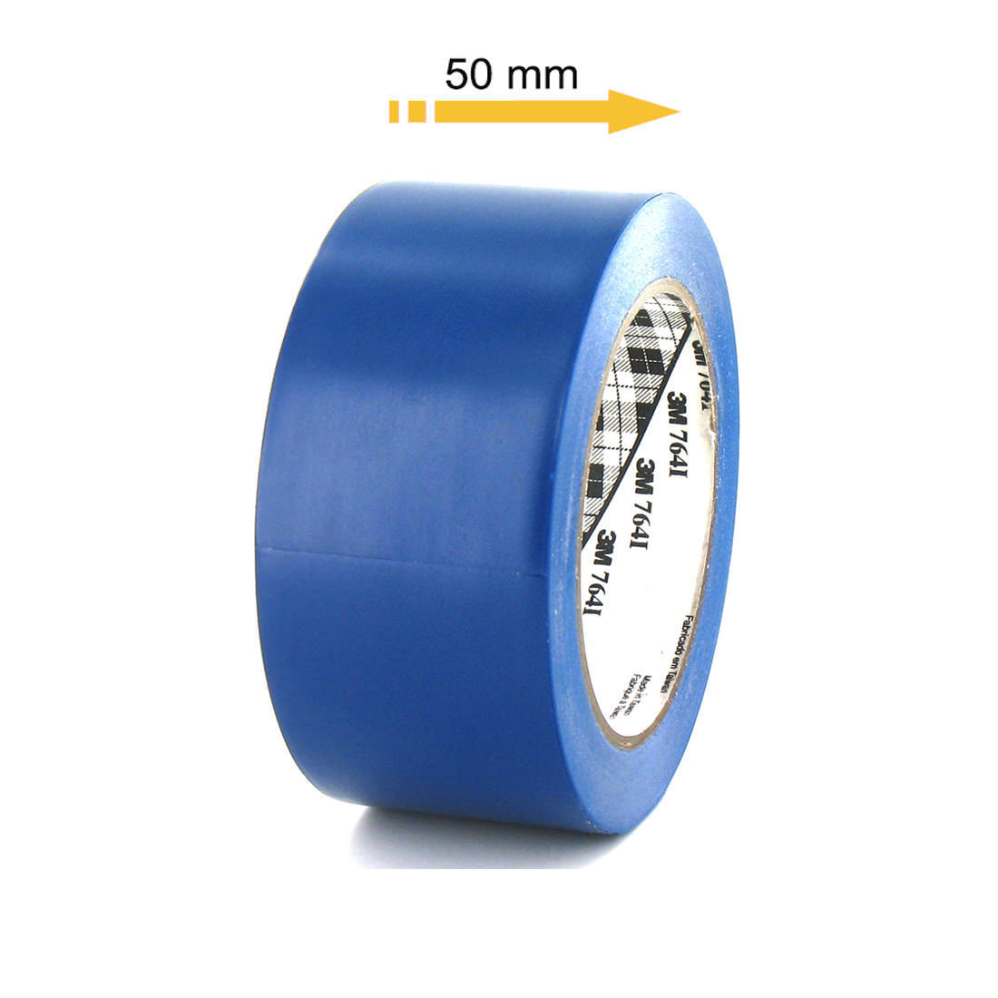 Ruban adhesif vinyle 3M 764 bleu 50mm