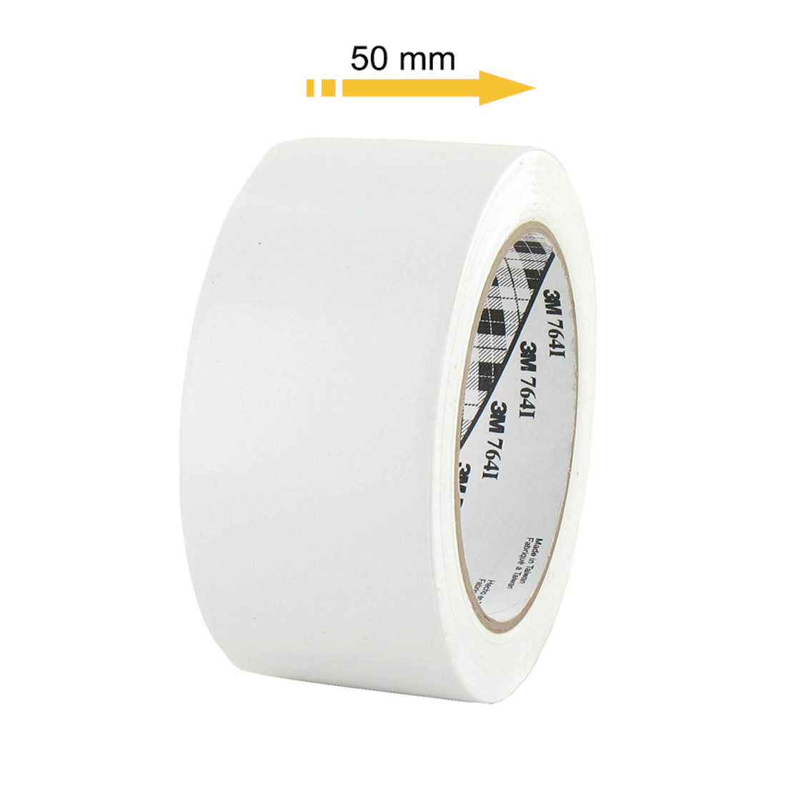 Ruban adhesif vinyle 3M 764 blanc 50mm
