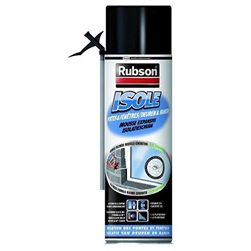Mousse Expansive Isole Rubson - Isolation Thermique Et Phonique - 500ml - Blanc - 1710071