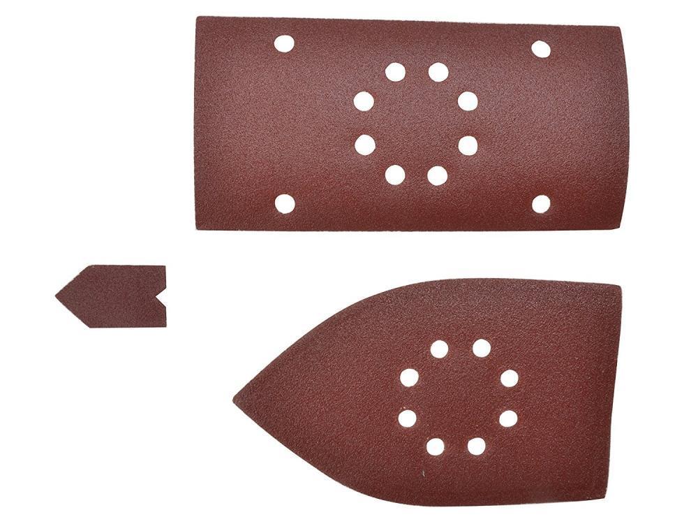 Ryobi Assortiment 30 Abrasifs Pour Ponceuses Ems180rv Rms180 Rms170 10 X 13 Feuille 10 Triangles 10 Doigts Sms30a