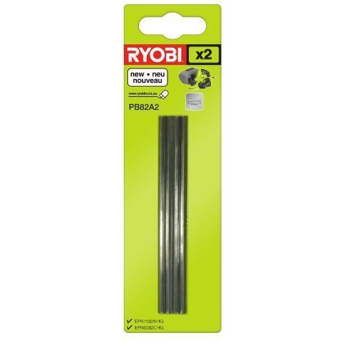 Ryobi Jeu De 2 Fers Jetables Carbure Largeur 82 Mm Pb82a2