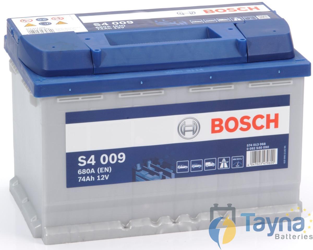 Batterie BOSCH Bosch S4009 74Ah 680A