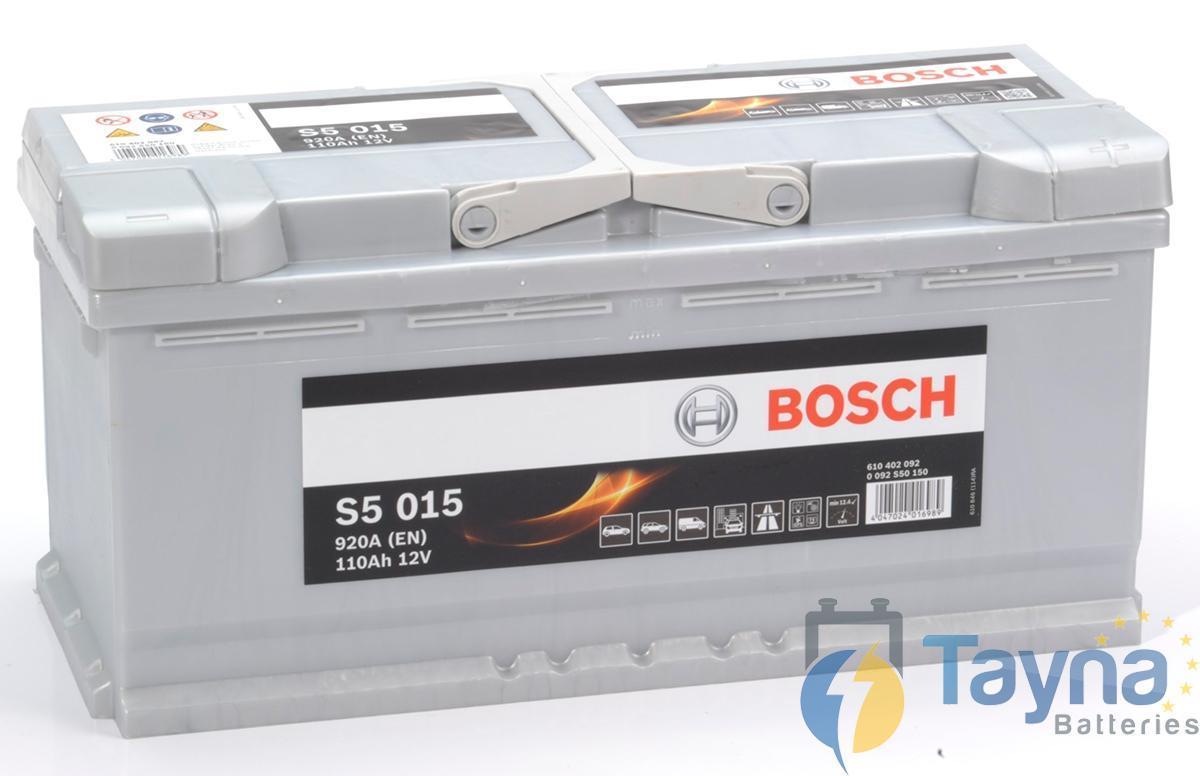 Bosch Batterie Auto S5015 110ah 920a / + A Droite
