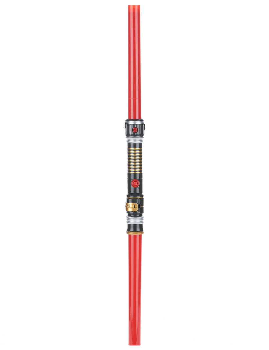 Star Wars Double Sabre Lumineux Et Sonore Enfant En Plastique Taille Unique