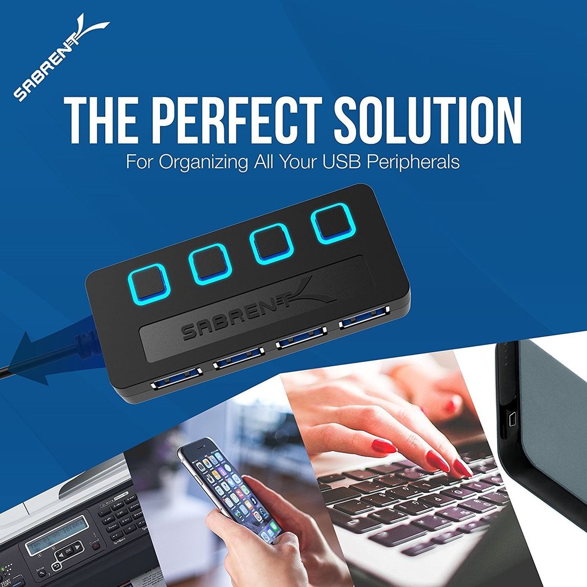 Sabrent Hb-um43 Usb 3.0 (3.