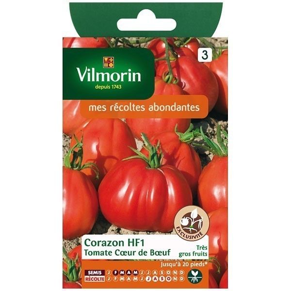 Tomate coeur de boeuf VILMORIN 0.2 g
