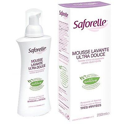 Saforelle Mousse Ultra Mild Mousse Nettoyante Pour Les Parties Intimes 250 Ml