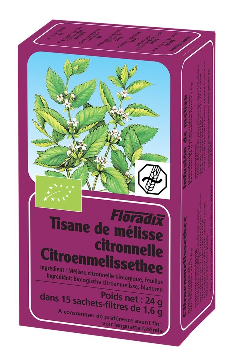Floradix Melisse Citronnelle - 15 Infusettes - Floradix