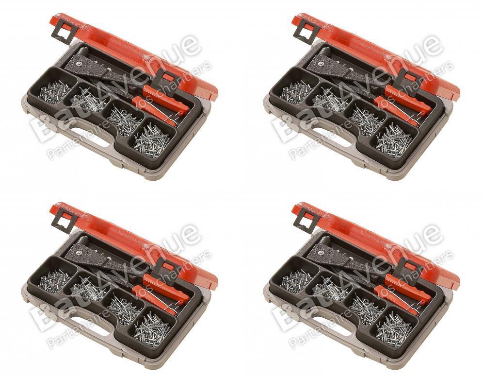 Coffret De Pince A Riveter + 400 Rivets Sam Outillage