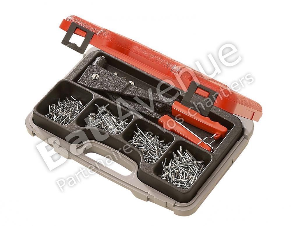 Coffret De Pince A Riveter + 400 Rivets Sam Outillage