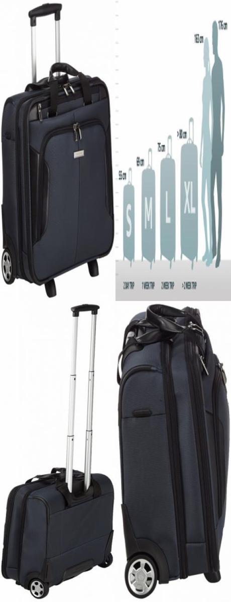Samsonite Xbr Upright Mallette 2 Roulettes Ii 45,5 Cm Compartiment Laptop Grey Black