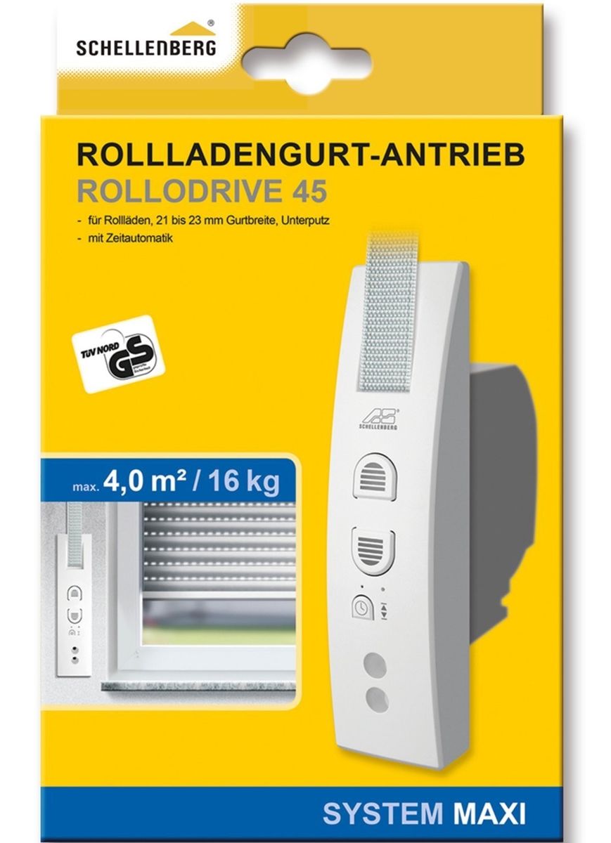 Schellenberg Rollodrive 45 22638 Maxi Enrouleur De Sangle Electrique