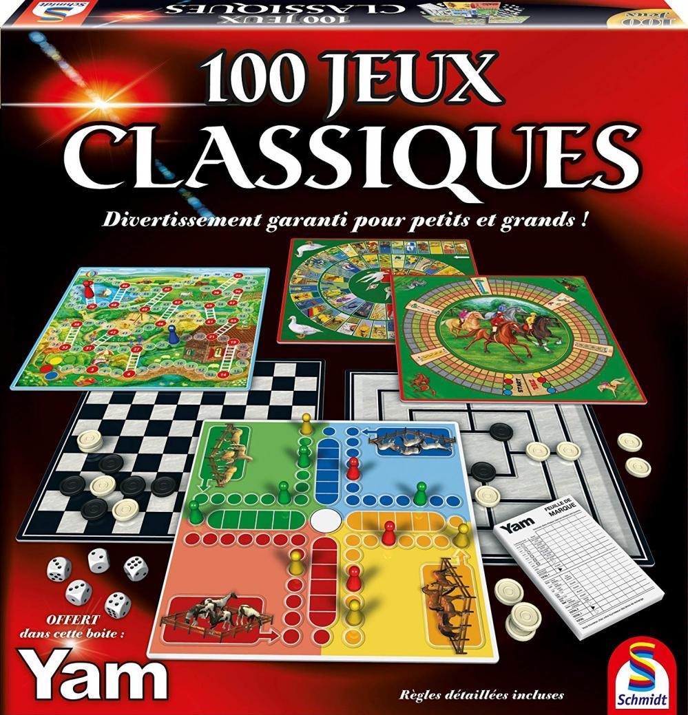 100 Jeux Classique Jeux De Societe Schmidt Spiele Profitez De 100 Jeux Classiques Dans Ce Coffret Complet 