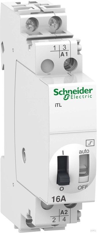 Telerupteur Acti9 Itl 16a 2no 230 240vca 110vcc 50 60hz Schneider Electric A9c30812