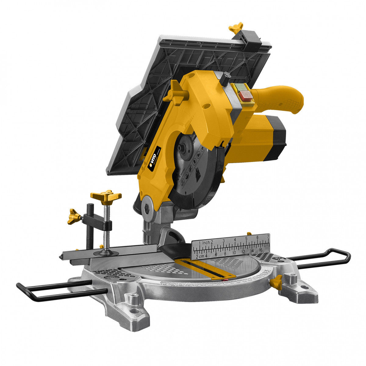 Scie A Onglet O210mm Combinee 1200w Avec Deligneuse Plateau De Decoupe Angles De Coupe Vito